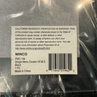 New Single Menu Cover  14    X 8 5    Black Winco Pmc-14k  50 Available 