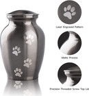 Pcs Memorial Pet Cremation Urns For Dogs And Cats Ashes  Paws Engraved Pet Urn d