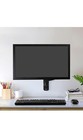Ergotron Mxv Desk Mount Single Monitor Arm Matte Black 45-486-224   New Open