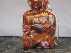 Breads   Rolls On Cotton Fabric Handmade Square Tissue Box Cover