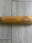Jacob Wilson Auto Rookie Signed Game Used Baseball Bat Oakland A   s Mlb Gcu