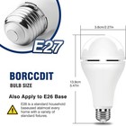10pack Emergency-rechargeable-light-bulb 6500k Led Light Bulb With 1200 Mah hook