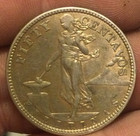 1920 U s  Philippines 50 Centavos Nice