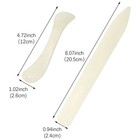 4 Pcs Stained Glass Tools Stained Glass Supplies Plastic Fid Burnisher Foiler   