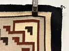 Antique Large Navajo Rug Native American Indian Vtg Weaving Two Gray Hills 48x33