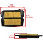 Air Filter For Honda Gl1500 Gl1500se Gl1500i Gl1500a Goldwing 1520 1988-2000