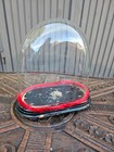 Antique 19thc Small Glass Globe Dome Taxidermy Clock Statue Rare