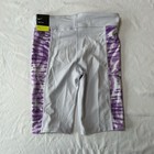 Nike Girls Dry Tight Fit Trophy Bike 9  Shorts Xl Purple