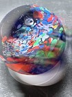 Decorative Multicolor Glossy Hand Blown Art Glass Marble