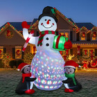 5 6ft Christmas Inflatable Snowman Led Lighted Blowup Lawn Yard Xmas Decorations