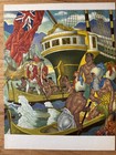 Matson Lines Ss Lurline 1950s Six  6  Eugene Savage Menus Hawaiian Steamship
