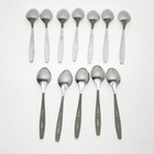 Set Of 12 Vintage Twa Trans World Airlines Stainless 6 1 8  Teaspoon Flatware