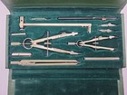 Keuffel   Esser Co  K e Drafting Instruments Set With Green Case