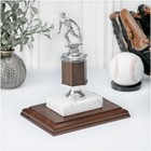Plymor Solid Walnut Rectangular Wood Display Base  6 875  W X 4 875  D X 0 75  H