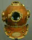 Full Size Standard Us Navy Antique Diving Divers Helmet Vintage Style 18 Inch 
