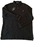 Men s Ralph Lauren Charcoal Gray Long Sleeved Polo Shirt Xxl New Nwt Classic Fit