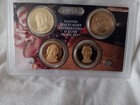 U s  2010 Presidential Dollars   4 Coins From 2010 Silver Proof Set   Lens Only 