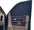 Fit For Ram 1500 Crew Cab 2009-2018 Side Window Black Silver Privacy Sunshade