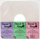 100 Lp Vinyl Record Inner Sleeves Heavy Stock Ivory White Paper Rounded Corne   