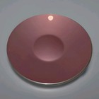 Vtg Enamel Bowl Emalox Norway Pink Mauve Shallow Centerpiece Metal