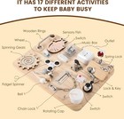 Montessori Sensory Activity Board Toys For  Toddler Baby Boys Girls