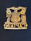 Vintage Obsolete Chicago Captain Cap Badge 2 5    X 2 25   