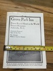 Vintage Grove Park Inn Resort Hotel Brochure Sunset Mountain Asheville Nc B33