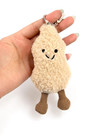 Jellycat Peanut Plush Keychain Bag Charm Amuseables Cute Soft Toy Gift Nwt