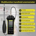Themo-anemometer Wind-air Volume Meter   Digital Differential Pressure Meter New