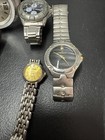 Mens And Womens Wrist Wat Bundle Vintage Silver As Is Lot Of 7 Watches