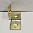 3 Hole Bracket Fitting For Unistrut Left Hand Wing Gold Yellow Zinc Usa  qty  2 