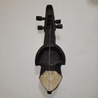 Vintage Nepali Wood Hand Carved Sarangi Folk Music Instrument 