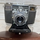 Zeiss Ikon Contessa Film Camera W  45mm F 2 8 Lens case Untested Sold As-is Only