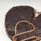 Vintage Catchers Mitt Brown Leather Crescent Style Baseball Glove Antique