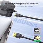Usb Mini B Cable 3ft 480mbps 2a Charging Cord For Gps Camera Dash Cam Ps3