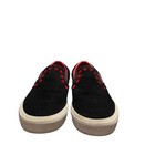Vans Classic Slip-on Black Suede Red Hearts Skate Shoes Women s Sz 9 Men   s  7 5