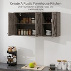 3 Door Wall Mounted Storage Cabinet For Bathroom Kitchen Laundry