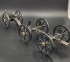 Vintage Silver Plated Made In England Cannon And Gun Carriage Bottle Caddy