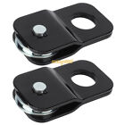 Snatch Block 2x 4 Ton Recovery Winch Pulley 8 000 Lbs Black Off Road Atv Utv Tow