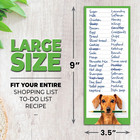 Funny Dogs Large Magnetic Notepads For Refrigerator  3 Pack  3 5 X 9 - 50 Sheets