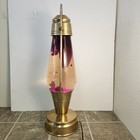 Vintage Coachlite Lava Lamp Rare Red Wax 1970s Works Great