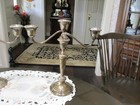 Vintage Gorham Sterling Silver Pair Tier Candlesticks Candelabra 808 1