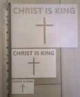  christ Is King  Logo Stencil Set - 3 Sizes - 3   6   And 9 