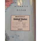 Rand Mcnally United States Map Poster 50x32 Multicolor Good Vintage 2000 Wall