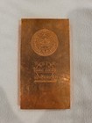 1 Kilo Copper Bar 2012 Mayan    the End Is Near    Bar Polished