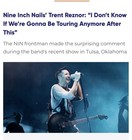 Nine Inch Nails Nin 2025 Official Peel It Back Tour Black   Red Hat Houston Tx