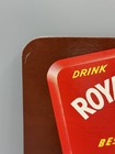 1940s Royal Crown Cola Rack Sign Vintage Soda Advertising Heavy Cardboard