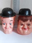 Very Rare Greek Laurel   Hardy Coin Banks Piggy Bank 60 s  New