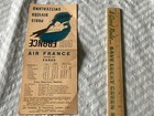 1937  air France  Timetable To Paris  riviera   switzerland includes  Fares Etc