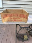 Vintage Cucamonga Zinfandel Grapes Wooden  Crate Colorful Graphics